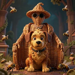 hyperrealistic dslr film still of ace ventura pet detective in the wicker man, bees,, stunning 8 k octane comprehensive 3 d render, inspired by istvan sandorfi & greg rutkowski & unreal engine, perfect symmetry, dim volumetric cinematic lighting, extremely hyper - detailed, extremely lifelike attributes & lifelike texture, intricate, masterpiece, artstation, stunning