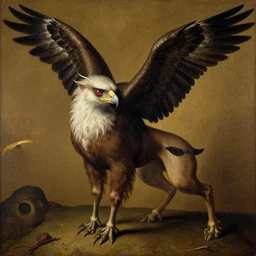 a demonic eagle-eyed faun Jan Van eyck odd nerdrum dragan bibin john steuart curry
