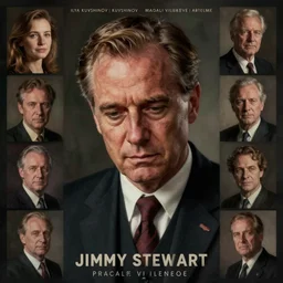 concept art, a portrait of jimmy stewart as a lawyer, emotional, sad, cinematic moody colors, realistic shaded lighting poster by ilya kuvshinov, magali villeneuve, artgerm, jeremy lipkin and michael garmash and rob rey and drew struzan
