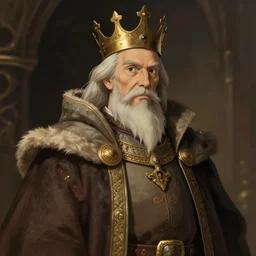 portrait of a medieval old king, elegant, highly detailed, digital painting, artstation, concept art, sharp focus, illustration, art by studio ghibli and fujita goro and tom whalen, 8 k
