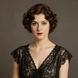 a portrait of an elegant lady, 1920s