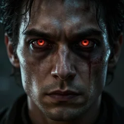 The haunted eyes of a man who has seen evil , dramatic lighting, cinematic, establishing shot, extremely high detail, foto realistic, cinematic lighting, post processed, concept art, high details, cinematic, 8k resolution, beautiful detailed, photorealistic, digital painting, artstation, concept art, smooth, sharp focus, artstation trending, octane render, unreal engine