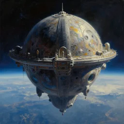 Floating in outerspace. Space sci-fi spaceopera. Establishing shot. Octane render. Unreal Engine. 4k. 8k. cgsociety. Masterpiece Art by world famous artist demo. Matte painting. Oil on canvas. Digital art. Fantastic intriguing mysterious lighting. Glorious. Trending on artstation. Visions. Visionary. Immensity.
