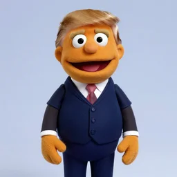 Donald Trump as a muppet from the Muppet Show