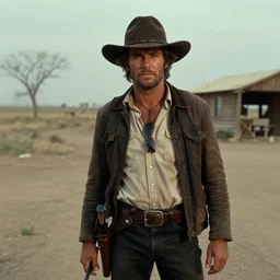a film still from once upon a time in the west ( 1 9 6 8 )