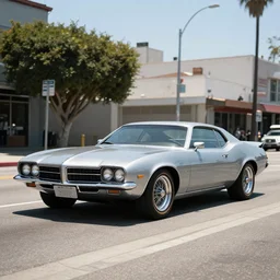 oldsmobile alero concept car photographed on the streets of LA