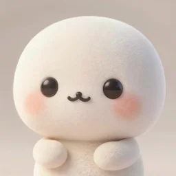 cute fumo plush of the very last thing you see before you die, dark, vray