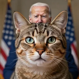 Joe Biden as a Cat