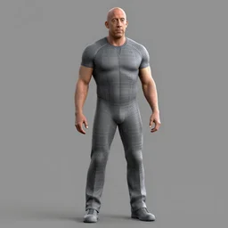 Vin Diesel wireframe render