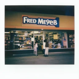 fred meyer deli in 1 9 9 8. polaroid