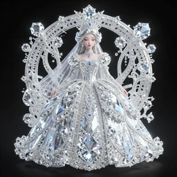 princess of diamond, breathtaking surreal ornate intricate detailed octane render