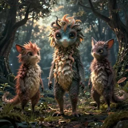 adorable freaky bestiary of repressed unconscious emotional chimeras, sweet but deadly