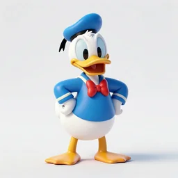 donald duck, 3 d render