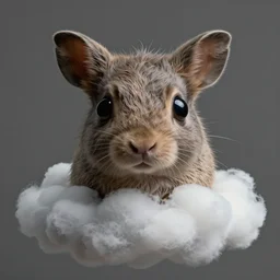 cute animal creature herbivore, in clouds, big eyes, portrait by greg hildebrandt, studio lighting, muted colors, by terry richardson, by frank frazetta, extreme detail, reflections, trending on artstation, 8 k