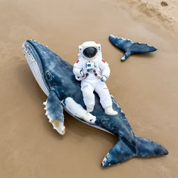 astronaut suit in the shape of a whale, washed up on the beach. cnn news footage taken from above.