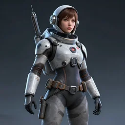 female space thief, 4 k, art station concept, highly detailed