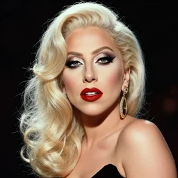 portrait of lady Gaga by Cecil Beaton , glamorous Hollywood style lighting, kodachrome , photorealistic