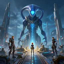 lonely planet mothership mass effect andromeda krogan base wallpaper 3 d pixar disney digital cgi rtx hdr painting bioluminance alena aenami artworks in 4 kby jesper ejsing, feng zhu and loish beeple, by thomas kinkade 2 2 2 2