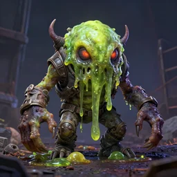 grimy slimepunk ooze monster
