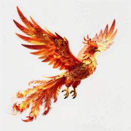 the phoenix, the mythical bird with fire feathers, hyper detailed, photography, pexels, flickr, dslr, unreal engine 5, artstation, marc simonetti, john howe, ferdinand knab