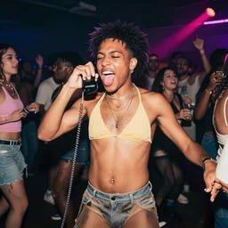 it's the freak phone and here's the party freak, freddie freaker, dancing new sensation, grabbing the nation, doing the freak