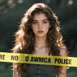 seamless police caution tape with line in centre no woman allowed