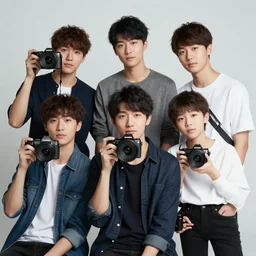 2 0 0 0 s photomakers studio photo of 5 twenty year old asians