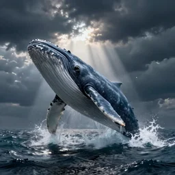 ocean monster whale dramatic lighting establishing shot extremely high detail foto realistic cinematic lighting post processed