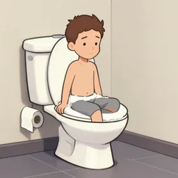 gigachad on a toilet with a toilet paper by greg rutkowski trending on artstation