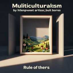 multiculturalism by disney concept artists, blunt borders, rule of thirds