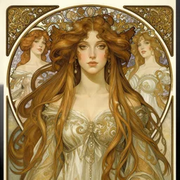 portrait of everything, long  hair, fantasy, elegant, intricate, full frontal shot, highly detailed, digital painting, artstation, concept art, sharp focus, illustration, art by artgerm and greg rutkowski and alphonse mucha
