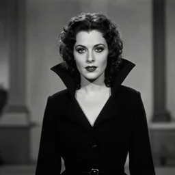 lee remick as the vampire, in the 1 9 2 2 film, black and white