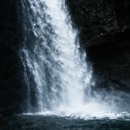 waterfall by Kilian Eng, minimalist, detailed