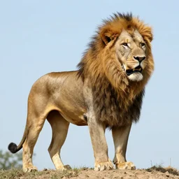 giant horse lion
