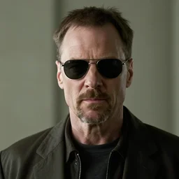 a still of Walter White wearing sunglasses in the movie Matrix (1998)