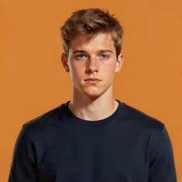 portrait of homelander from boys, highly detailed, centered, solid color background, digital painting