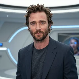 portrait of matthew mcconaughey in the future