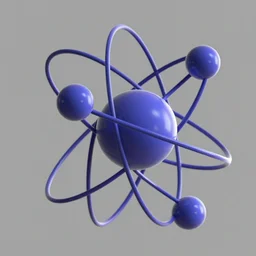 atom, visualisation, simulated, hyper - detailed, physical correct simulation, 3 d, micro shot, mega zoom, orbital, dof, render, octane