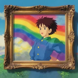 pride anime by studio ghibli trending on artstation anime frame from the movie