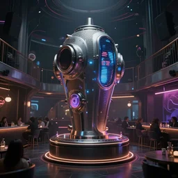 a nightclub emerging in the multi dimensional latant space this diffusion transformer conceptualized these images now, 4 k ultra high level of detail, super realism