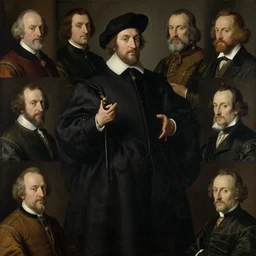 jan van eyck, james gurney, roger dean, jean pierre ugarte, caspar david frederich, caravaggio, mabel royds, sir lawrence almda - tadema, james audubon, albrecht durer, ito jakuchu, ansel adams, roger deakins, frank lloyd wright, rober adams, pieter s aenredam, andre le notre