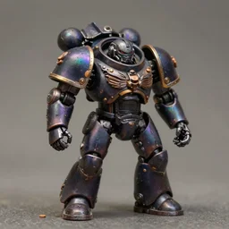 ink acid shadow mech warrior, painted by erol otus and david thierree and dan adkins and john berkey, trending on artstation, volumetric lighting macro view muted colors, iridescent colors, dark academia, symbolism, brushwork