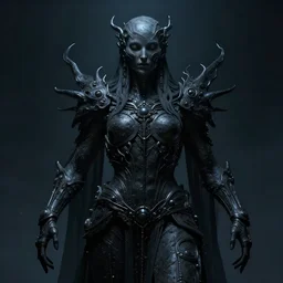 A highly detailed matte painting of a dark matter god, film, digital art