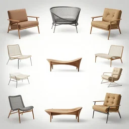 furniture design, character sheet, Moebius, Greg Rutkowski, Zabrocki, Karlkka, Jayison Devadas, Phuoc Quan, trending on Artstation, 8K, ultra wide angle, zenith view, pincushion lens effect