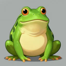 wise old humanoid frog character, ralukko, artstation, illustration