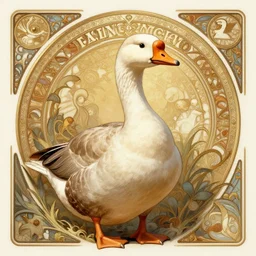 a puzzled goose trying to find inner peace, deep focus, d & d, fantasy, intricate, elegant, highly detailed, digital painting, artstation, concept art, matte, sharp focus, illustration, hearthstone, art by artgerm and greg rutkowski and alphonse mucha