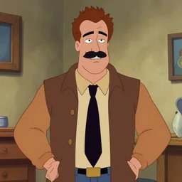 screenshot of tony soprano in hanna barbera scooby dooby mob