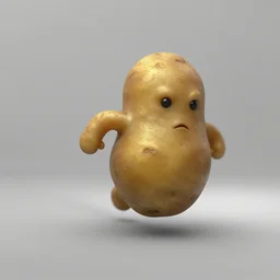 trailcam footage running from a terrifying potato. a potato is chasing after you