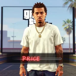 juice wrld in a grand theft auto 5 loading screen 4 k quality super realistic