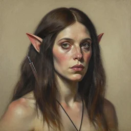 a neanderthal woman, painted by artgerm and greg rutkowski